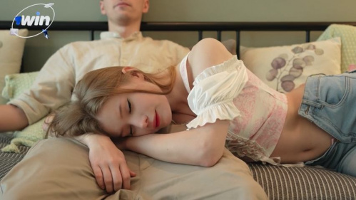PornHub - Diana Rider - Watching the LetsPlay on Youtube with my Stepsister Ended with a Creampie poster
