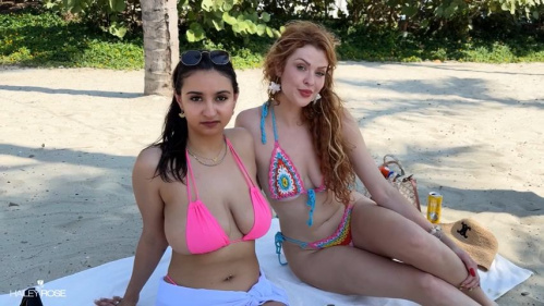 ManyVids - Elly Clutch, Hailey Rose - Me And my bestie fucked two random guys in Mexico (12.06.2025) poster
