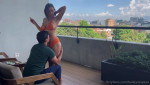 OnlyFans - Hailey Rose - Balcony Fuck In Colombia poster